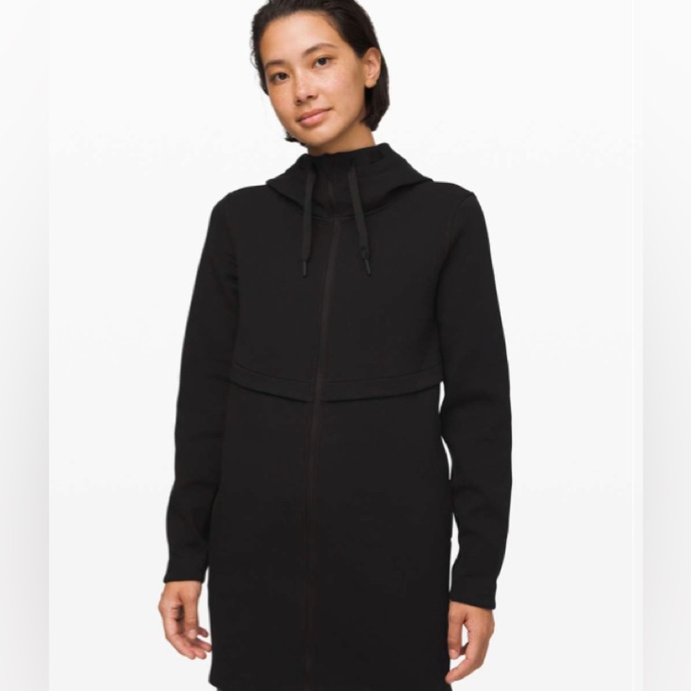 Lululemon long horizons hoodie side zip car coat spacer S nwt - Picture 1 of 11